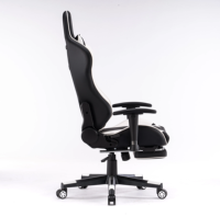 Chaise de jeu pour ordinateur personnalisable en gros, chaise de jeu ergonomique pour PC, chaise de jeu de haute qualité, repose-pieds
