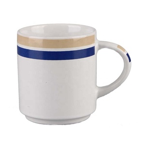 Sin cubierta carta en inglés de leche de avena desayuno café con manija inicio pequeño fresco taza de vidrio - Product Image 3