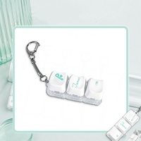 KPOP Fidget Keycap Keychain Mechanical Keyboard Keycap Keychain RM SUGA J-Hope JIMIN JK V Bag Charm Fans Collection Pendant