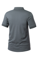 Chemise tactique en coton pour hommes Chemise à manches courtes pour hommes pour uniforme de sport Randonnée Escalade Chasse Polo décontracté en plein air