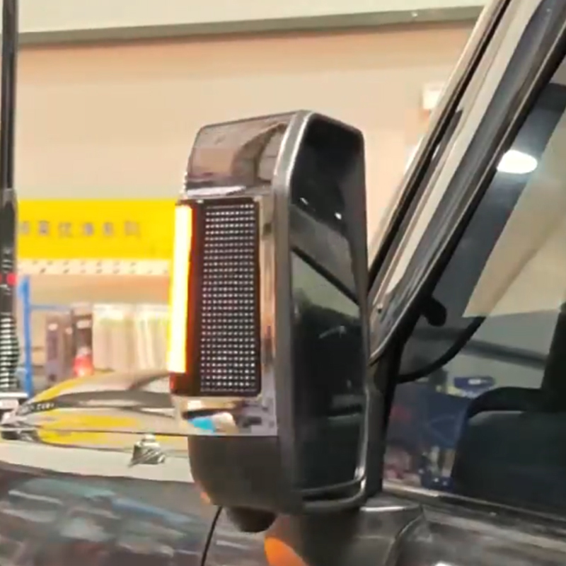 New Foldable Door Rear-View Side Mirror LED Side Indicator for