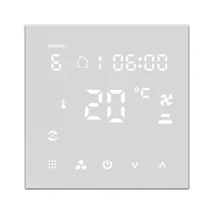 High Quality WiFi Smart HVAC 0-10V Output Customized Fan Controller Digital FCU AC Room Thermostat