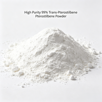 Poudre de Pterostilbène Trans-99% Haute Pureté pour l'Activation du Sirtuine, le Métabolisme et l'Anti-âge