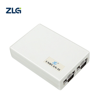 ZLG Zhiyuan Electronics Zhou Ligong USB a CAN BUS Analizador Depurador USBCAN Caja de herramientas Convertidor OBD Software gratuito