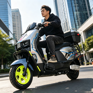 Factory <b>Cheap</b> Wholesale 60V 72V 1000W 2 Wheeled Disc Brake Electric Motorcycle <b>Scooter</b> City Commuting Electric Motorcycle - Product Image 4