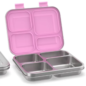 Cho Thương Hiệu Nổi Tiếng Công Suất Cao Sang Trọng Người Lớn Kim Loại Tiffin Bpa Miễn Phí 304 Thép Không Gỉ Bento Hộp Ăn Trưa Rò Rỉ Bằng Chứng Có Thể Gập Lại - Product Image 2