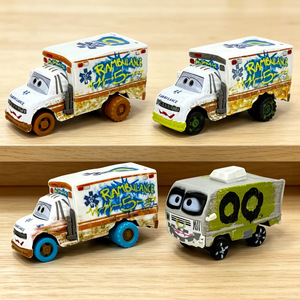 Cars 2 Mr Smell Mud Wheels Blu in Lega Scala 1:5 Modellino Auto in Metallo da Collezione - Product Image 1