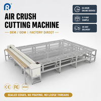 Machine de découpe automatique haute performance pour tissus de stores zébrés multicouches, avec couteau importé et roulement de couteau à pression
