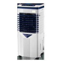 Refroidisseur d'air évaporatif solaire 24h/24, 3600m³/h, à haut débit d'air, ventilateur de refroidissement rechargeable pour intérieur et extérieur