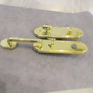 Tirador de cobre puro para puerta de armario, tirador pequeño europeo de latón y cobre para cajón de dormitorio, color dorado - Product Image 5