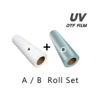 Usine Uv Dtf Transfert ab Pet Film Rouleau 30*100cm ab Film Transfert Dtf A3 30 cm Uv Dtf Film D'impression