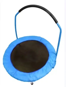 Mini trampoln 36 pouces pliant bébé saut lit unisexe intérieur enfant en bas âge <span class=keywords><strong>trampoline</strong></span> avec <span class=keywords><strong>barre</strong></span> pour enfants <span class=keywords><strong>mousse</strong></span> pour usage extérieur - Product Image 5