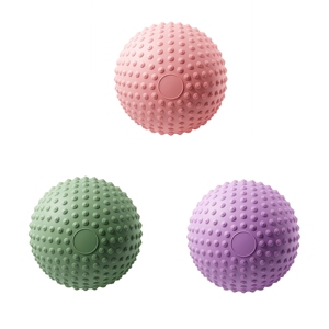 Antislip Customizable Pilates Fitness Yoga <b>Ball</b> PVC 25cm Diameter Yoga <b>Ball</b> <b>Massage</b> With Raised Dots - Product Image 3