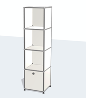 Armoire modulaire combinable en acier inoxydable, armoire de rangement pour chambre à coucher, armoire de présentation pour salon