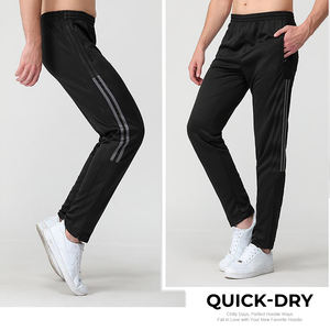 Pantalon de sport décontracté pour hommes coupe droite slim pantalon de survêtement évasé à séchage rapide logo personnalisable - Product Image 2