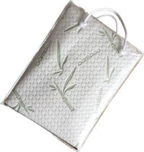 Protecteur de <span class=keywords><strong>matelas</strong></span> imperméable en jacquard de bambou, housse en <span class=keywords><strong>mousse</strong></span> unie, hypoallergénique, antibactérien, perméable à l'air - Product Image 1