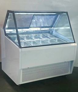 Congélateur de haute qualité pour crème glacée, gelato, yaourt, boissons fraîches aux fruits, jus, congélation, refroidissement par air, congélateur, aire congelador - Product Image 1