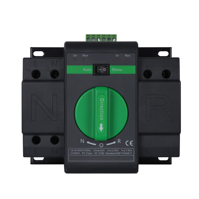 CE XLQ3 Generator Manual Electrical Changeover Switch 2 in 1 Out 2P 63A ATS 400V Automatic Transfer Switch Changeover Switch