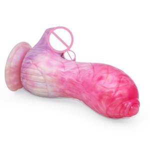 2023 NNSX Wholesale Hot Selling Mixed Color Fantasy Horse <b>Dildo</b> Anal Plug Sex Toys for Women - Product Image 3