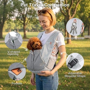 Draagbare, waterdichte en ademende reistas voor kleine honden, geschikt voor buitenwandelingen. - Product Image 4