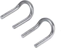 Ressort de compression en spirale à double crochet en fer, ressort d'extension à 360 degrés, universel, mobile, grande tension, surface en zinc, quincaillerie