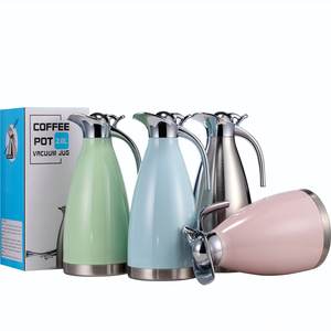 Commerciale 2L in acciaio inox caffè Thermos maniglia per caffè/ristoranti all'ingrosso disponibile tè frutta infusione brocca - Product Image 6