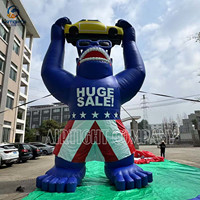 Publicité Extérieure Extrêmement Attrayante, Ballon Gonflable Géant Gorille de 25 Pieds de Haut pour une Vente Énorme