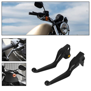 Palanca de Freno y Embrague para Motocicleta, Color Negro/Cromado, para Harley Sportster XL 883 1200 72 2014-2020 - Product Image 2