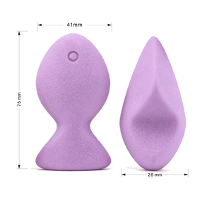 JLY OEM ODM Esponja de Maquillaje Facial Absorbente de Doble Uso (Húmedo/Seco) con Diseño de Pez Koi y Color Degradado - Product Image 4