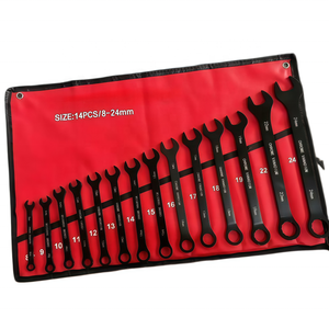 ชุดประแจรวม 14 ชิ้น 8-24 มม. 3Cr13 สแตนเลสชุบนิกเกิลบาง 12 จุด ปลายกลม สำหรับซ่อมรถยนต์ - Product Image 4