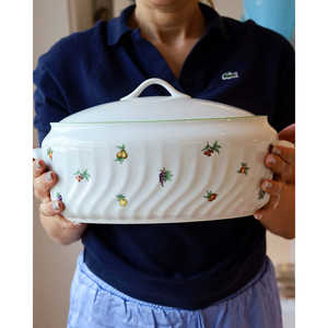 Richard Ginori Ancona 12-Piece Luxury Dinnerware <b>Set</b> Embossed Gold Eden Decoration <b>Melamine</b> Cup Kit for Hotels - Product Image 1