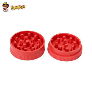 Honeypuff marca 40mm2 capa biodegradable plástico coloreado molinillo de hierbas accesorios de Tienda de cigarrillos - Product Image 2