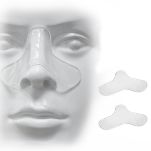 Consion CPAP Almohadillas nasales de silicona <span class=keywords><strong>Máscara</strong></span> de <span class=keywords><strong>apnea</strong></span> del sueño Cojines cómodos para la mayoría de las máscaras Almohadillas nasales transparentes Anti-sangría - Product Image 4