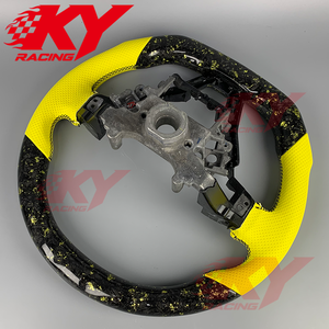 Accesorios Interiores para Accord Sport 2.0 2018-2022, Volante Deportivo de Fibra de Carbono Forjada, Cuero Genuino, LED, RPM - Product Image 3