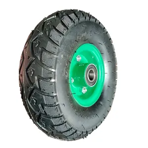 Wheelbarrow Wheel 4.00 - 8 Pneumatic Tire Line Heavy Duty Disassembled Wheel For A Garden Wheelbarrow