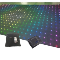 LED Video perde LED Mesh vizyon bez DJ sahne kapalı LED matris ışık ekran asılı zemin açık Led aydınlatma