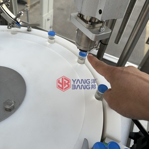 Automatic 3ml 10ml Glass Vial Filling and Sealing Machine 2 Nozzles <b>Stoppering</b> Capping Glass <b>Bottle</b> Filling Machine - Product Image 6