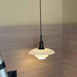 Lustre Louis en aluminium <span class=keywords><strong>PH3</strong></span>/2 danois, design moderne et minimaliste, abat-jour en verre doux blanc chaud, luminaire suspendu LED pour la maison - Product Image 1