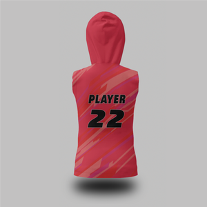 Sweats à capuche sans manches vierges de qualité supérieure pour uniformes de drapeau de football 7V7 - Product Image 6