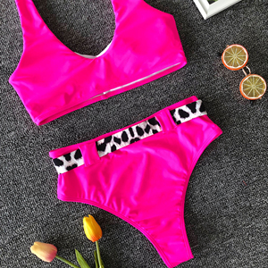 <span class=keywords><strong>Maillot</strong></span> <span class=keywords><strong>de</strong></span> <span class=keywords><strong>bain</strong></span> Bikini Micro Thong String brésilien LEOPARD Mini Top Bra Bottom pour <span class=keywords><strong>femme</strong></span> - Product Image 4