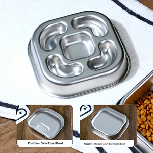 <span class=keywords><strong>Bol</strong></span> pour chien portable en acier inoxydable 304, anti-renversement, carré, étanche IPX8, pour grands chiens - Fournitures pour animaux de compagnie (nourriture et eau) - Product Image 5