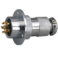Connecteur Circulaire Aviation GX25 PG M25 à 2-12 Broches, Prise Femelle Droite avec Écrou de Serrage pour Câble, Idéal pour Appareils de Signalisation Ferroviaire (Vente en Gros)