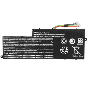 <span class=keywords><strong>ราคา</strong></span>โรงงาน<span class=keywords><strong>แบ</strong></span><span class=keywords><strong>ต</strong></span>เตอรี่แล็ปท็อป AC13C34 สำหรับเอเซอร์ Aspire V5-122P V5-132P E3-111 E3-112V E3-111-C0M6 E3-111-C0UM E3-111-C5AL - Product Image 1