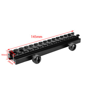Soporte de Montaje de 145 mm y 14 Ranuras, Personalizado de Fábrica, Mecanizado CNC en Aleación de Aluminio, Accesorio Táctico para Caza al Aire Libre - Product Image 4