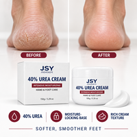 Crème pour les mains et les pieds à 40 % d'urée, marque privée, soin hydratant intensif pour peaux sèches et rugueuses, texture riche non grasse, 150 g