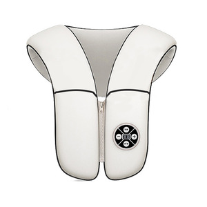 Mingrentang Neck Shoulder Massager USB Rechargeable Kneading Massage Vest With Remote Control For Neck And Back Relief - Product Image 1