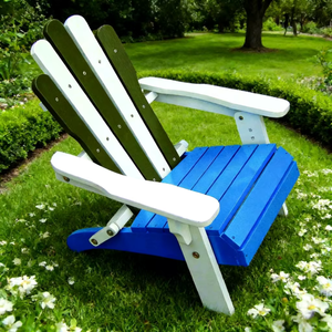 Silla Adirondack con Respaldo Curvo de Madera de Abeto para Área de Lectura en Librerías al Aire Libre, Relajación Inmersiva, Calidad de Fabricación - Product Image 2