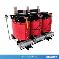 Transformateur triphasé sec HYT 10kV 60Hz SCB12-50kVA, sortie 480V, longue durée de vie, distribution