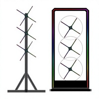 Promotion : Écran holographique 3D 1708 mm x 630 mm pour l'éducation, projecteur holographique 3D HD réaliste avec protection murale