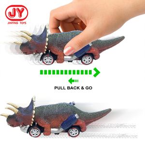 Lot de 6 mini voitures dinosaures à rétrofriction pour tout-petits, figurines d'animaux de 5,3 pouces - Product Image 4